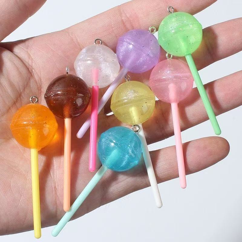 Novelty lollipop charm