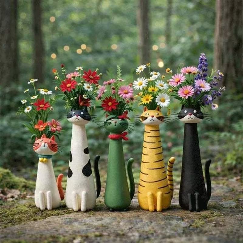 Cat vase